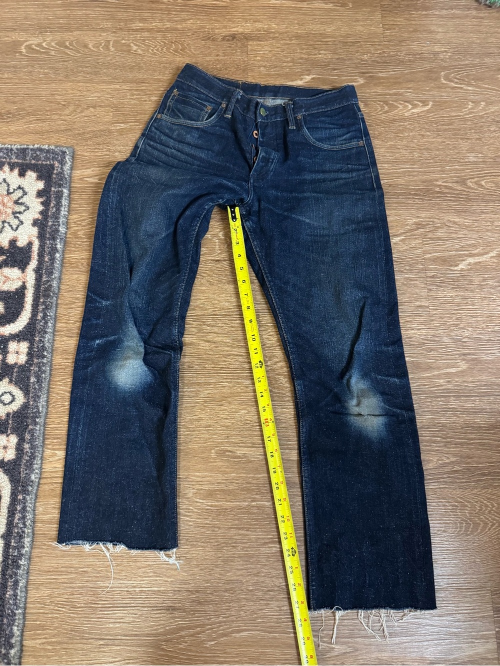 Left field nyc greaser cut 31w 14oz American made denim.